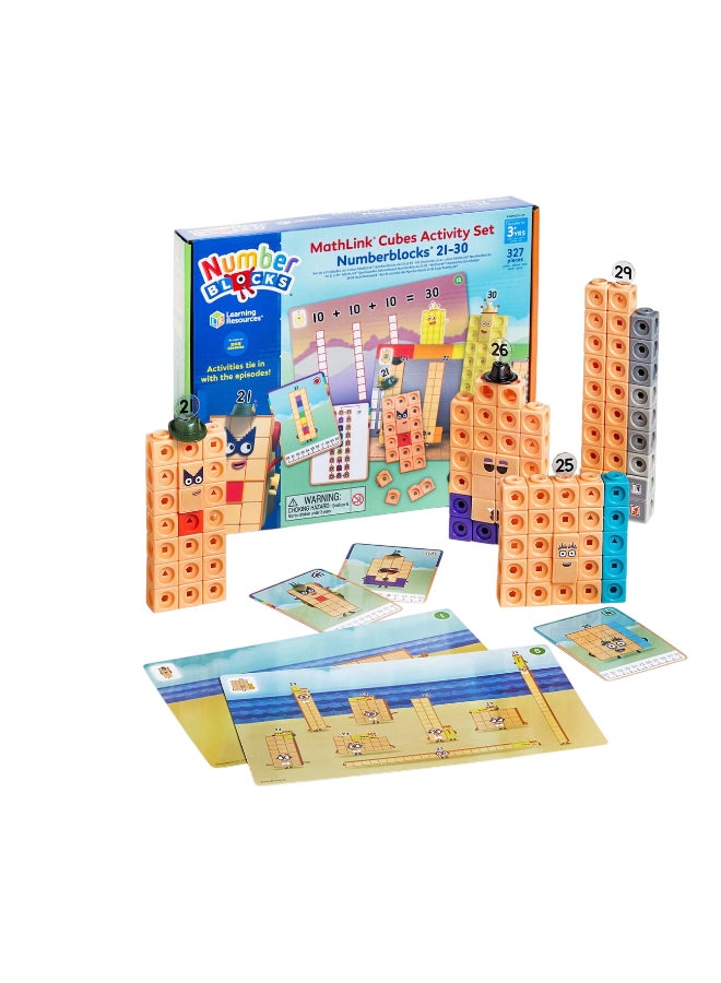 Learning Resources MathLink Cubes Numberblocks 21-30 Activity Set (327 Pieces) - Image 2